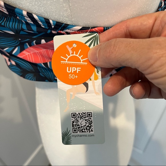 MyCharmo Swim Top Sz Lg - Picture 3 of 9